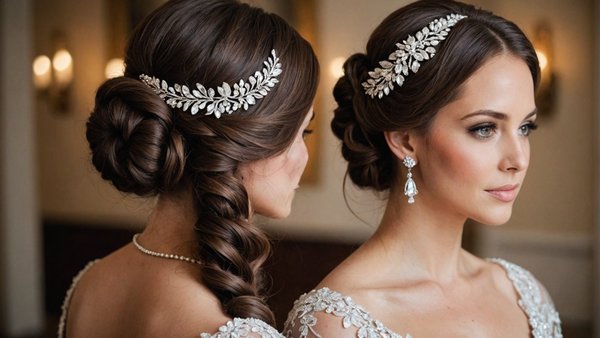 Bijoux de cheveux mariage : sublimiez votre coiffure de mariée