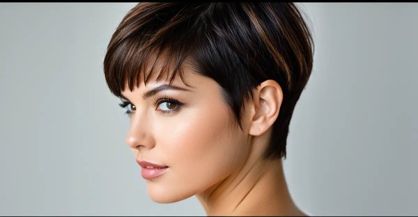 Coupe très courte moderne pour femme : un style audacieux en 2025